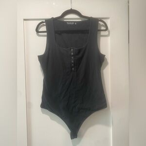 Abercrombie & Fitch button down sleeveless bodysuit